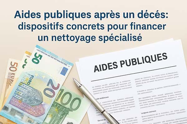 Aides publiques après un décès